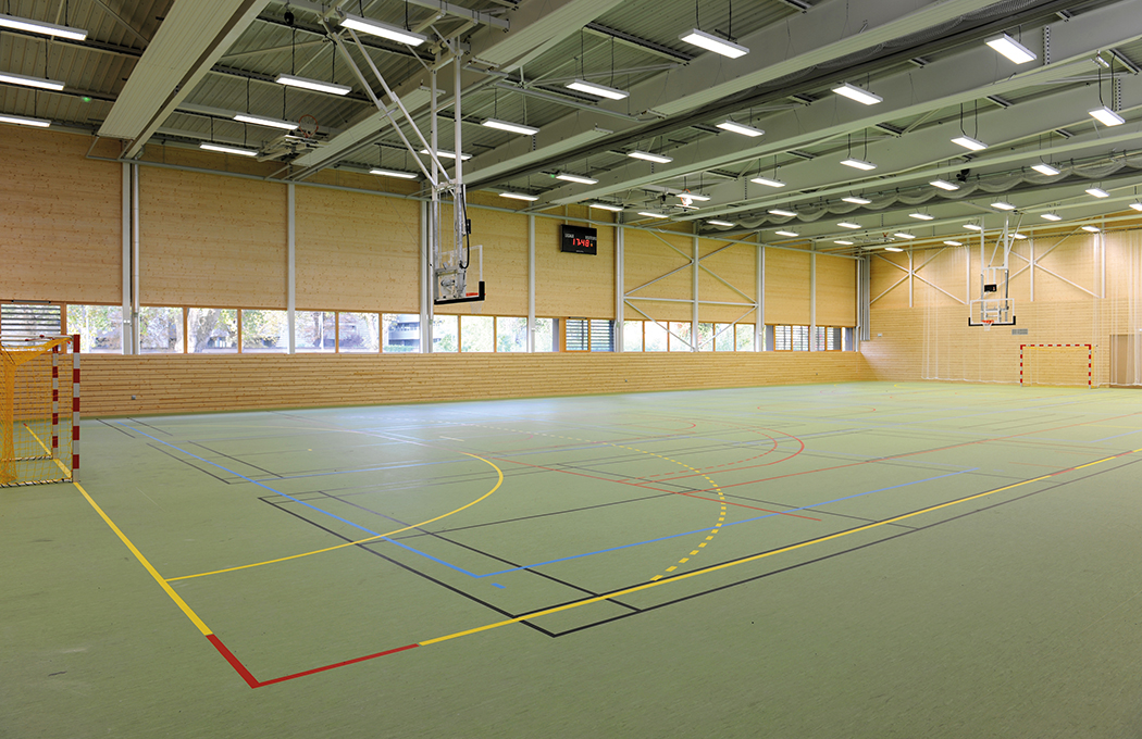 Gymnase du Heyritz (intérieur) / Crédit photos © AIRMEGAPIX
